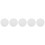 5Pcs White Flying Disc Toy Durable Plastic Interactive Outdoor Game 9