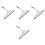 4Pcs Small Grey Plastic Squeegee for Shower Glass and Car Windshield 4
