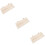 3Pcs Safe Wood Hamster Platform Toy Light Yellow Sturdy Cage Accessory 7