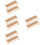 8Sets Multi Wooden Base Meditation Chime with Mallet for Classroom Use 7