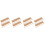 8Sets Multi Wooden Base Meditation Chime with Mallet for Classroom Use 5