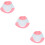 3Pcs Multi-Color Cat Recovery Collar Breathable Adjustable Neck Cone 8