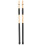 2Pairs Universal Black Wooden Drum Sticks Practical 1