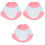 3Pcs Multi-Color Cat Recovery Collar Breathable Adjustable Neck Cone 4