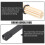 2Pairs Universal Black Wooden Drum Sticks Practical 10