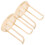 4Pcs White ABS Paper Cup Organizer Holder for Home Coffee Cup Storage 1
