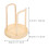 4Pcs White ABS Paper Cup Organizer Holder for Home Coffee Cup Storage 7