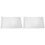 2Pcs Home Use White Light Blocking Blackout Window Sticker Film 3