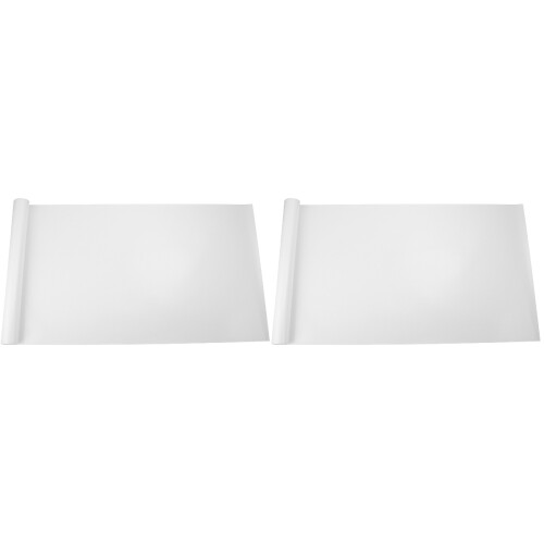 2Pcs Home Use White Light Blocking Blackout Window Sticker Film 2