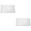 2Pcs Home Use White Light Blocking Blackout Window Sticker Film 7