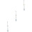 3Pcs Retractable Adjustable Metal Clothesline Pole Blue for Home 7