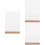 3Pcs Acrylic Tabletop Sign Holders for Menu and Price Display 5