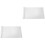 2Pcs Home Use White Light Blocking Blackout Window Sticker Film 4