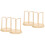 4Pcs White ABS Paper Cup Organizer Holder for Home Coffee Cup Storage 4