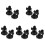 10Pcs Strong Suction Cup Car Dash Cam Mount Holder Black ABS PVC 5