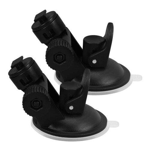 10Pcs Strong Suction Cup Car Dash Cam Mount Holder Black ABS PVC 1