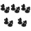 10Pcs Strong Suction Cup Car Dash Cam Mount Holder Black ABS PVC 6
