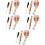5Sets Window Screen Roller Tool Metal & Wood with Ergonomic Handle 4
