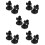 10Pcs Strong Suction Cup Car Dash Cam Mount Holder Black ABS PVC 10