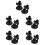 10Pcs Strong Suction Cup Car Dash Cam Mount Holder Black ABS PVC 8