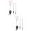 2Pcs Purple Solar Angel Decorative Lawn Light Stick for Yard 7