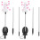 2Pcs Purple Solar Angel Decorative Lawn Light Stick for Yard 3