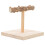 3Pcs Multi Wooden Bird Perch Stand Sturdy Parrot Training Desktop Toy 1