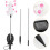 2Pcs Purple Solar Angel Decorative Lawn Light Stick for Yard 1