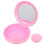 4Pcs Pink Small Denture Container with Mirror Lightweight Travel Case 3