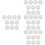 40Pcs Silicone Pot Rings for Pressure Cooker Float Valve Gaskets White 6