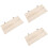 3Pcs Safe Wood Hamster Platform Toy Light Yellow Sturdy Cage Accessory 4
