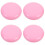 4Pcs Pink Small Denture Container with Mirror Lightweight Travel Case 7