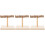 3Pcs Multi Wooden Bird Perch Stand Sturdy Parrot Training Desktop Toy 5