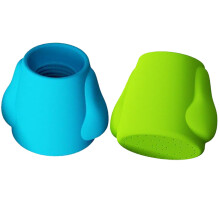 6Pcs Silicone Pet Shower Heads Multi-Color Portable Dog Bath Sprayers