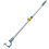 3Pcs Retractable Adjustable Metal Clothesline Pole Blue for Home 3