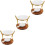 3Sets Assorted Color Essential Oil Burner Wood Ceramic Candle Holder 6