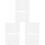 3Pcs Multi-Use Acrylic Stencils for DIY Card Holder Craft 3