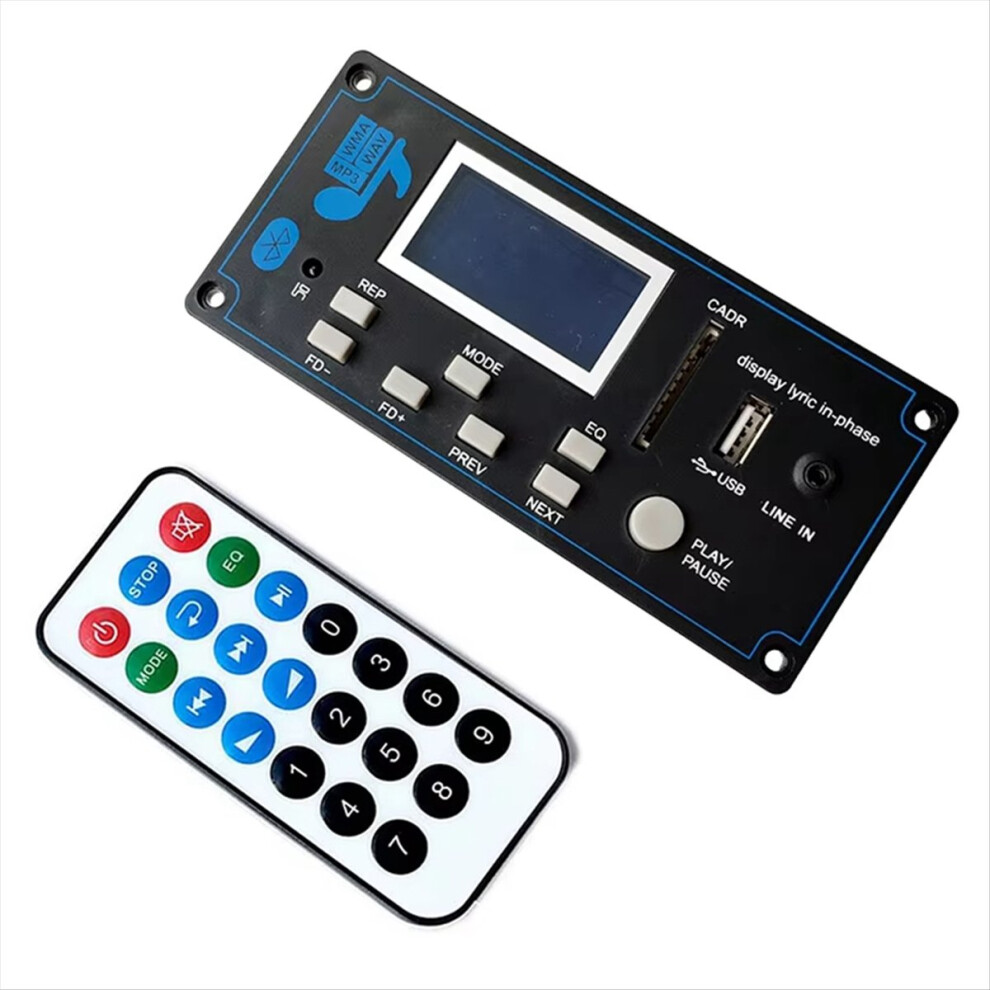 Bluetooth 12V Lcd Mp3 Decoder Board Wav Decoding R 4853202228965
