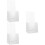 3Pcs Clear Acrylic Multi-Layer Brochure Holder Desktop Organizer 6