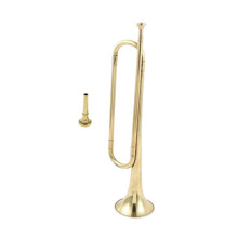 C Flat Bugle Brass Bugle Bugle with Mouthpiece for Cavalry Stage Perfo