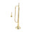 C Flat Bugle Brass Bugle Bugle with Mouthpiece for Cavalry Stage Perfo 1
