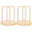 4Pcs White ABS Paper Cup Organizer Holder for Home Coffee Cup Storage 2