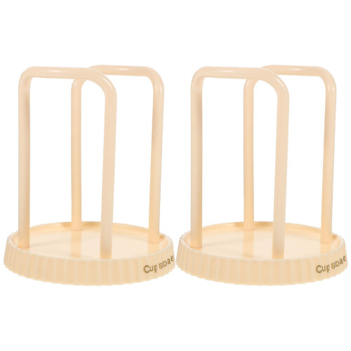 4Pcs White ABS Paper Cup Organizer Holder for Home Coffee Cup Storage 1