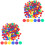 1000Pcs Plastic Chips Game Counting Chips Assorted Colors 5