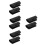 8Pcs Non-Slip Silicone Handle Covers Black for Cast Iron Skillets 7