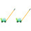 2Pcs Cute Green ABS Bubble Maker Toy Handheld Bubble Blowers for Kids 4