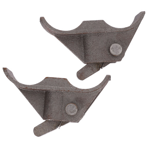 4Pcs Heavy-Duty Silver Scaffold Crossbar Clamp with Stable Double Ear 1