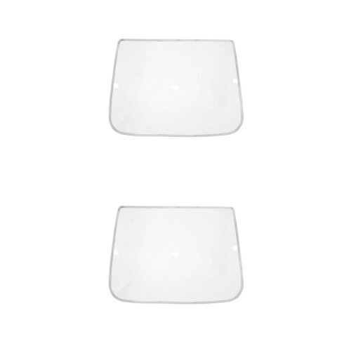 2Pcs Durable Stainless Steel Grease Mesh Filter for Kitchen Hood 2