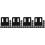 40Pcs Black Stainless Steel Wall Tile Hangers Robust Mounting Brackets 6
