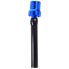 4Pcs Motorcycle Vent Hose Gas Caps Blue Lightweight Durable Aluminum